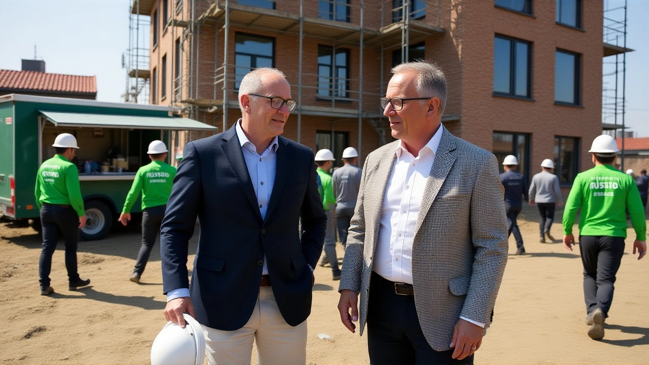 Hoogste punt bereikt nieuw sociaal wooncomplex in Ridderkerk-West