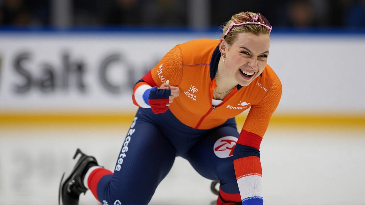 Joy Beune verbetert persoonlijk record en wint 3000m bij Wereldbeker snelheidsschaatsen in Salt Lake City